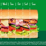 DEAL: Subway – $4.90 Sub of the Day New Zealand