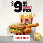 DEAL: KFC – $9.99 Colonel’s Fix