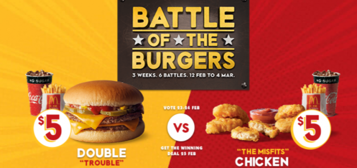Battle of the Burgers Double McNuggets