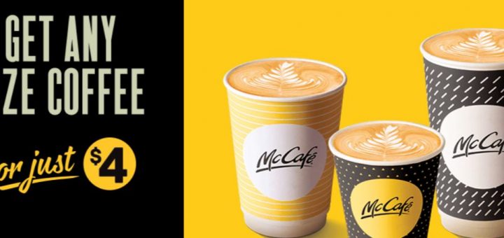 Mcdonalds NZ Any Size Coffee 4