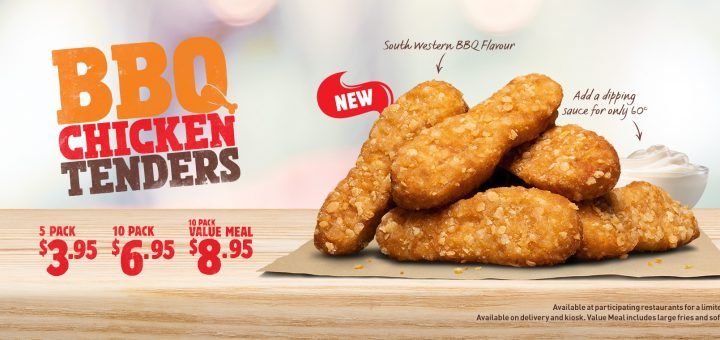 BBQ Chicken Tenders Burger King
