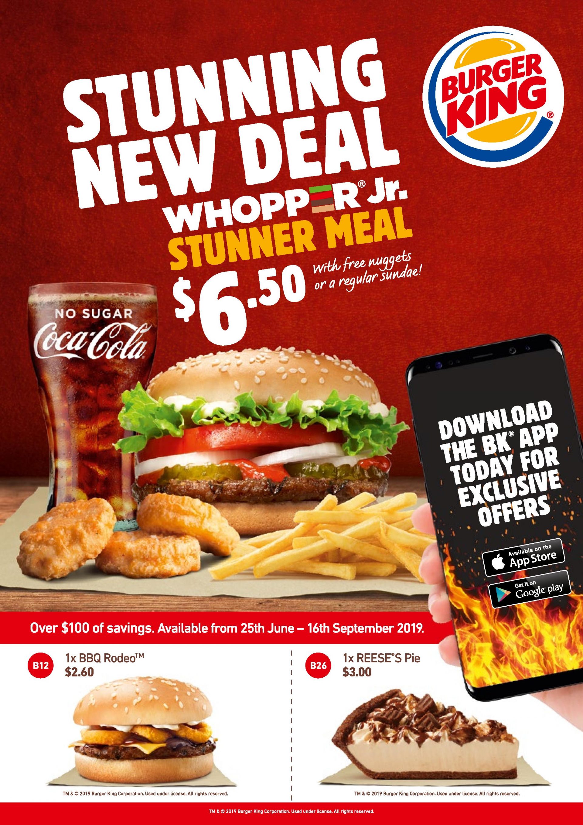 DEAL Burger King Coupons valid until 16 September 2019 frugal feeds nz