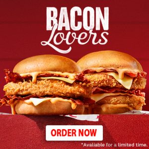 KFC Bacon Lovers Burger NZ