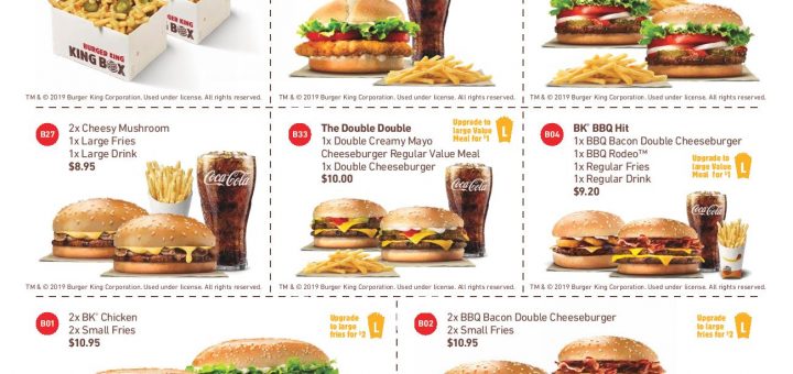 Burger King Vouchers valid until 25 November 2019 p2