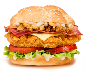 Aioli Bacon Chicken Burger Website Image