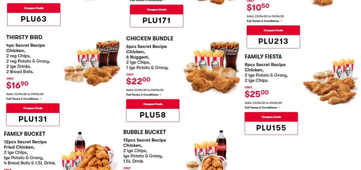 KFC NZ Coupons valid until 9 June 2020