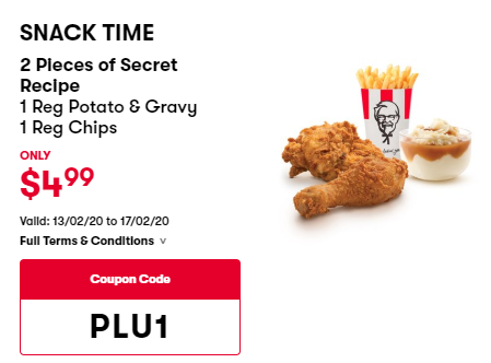 KFC Snack Time NZ