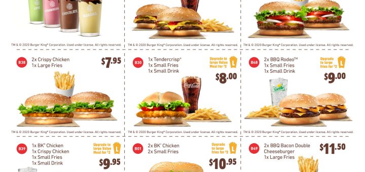 Burger King Coupons valid until 27 April 2020 Page 2