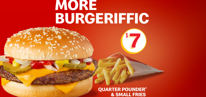 McDonalds NZ Quarter Pounder Small Fries