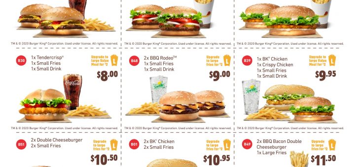 Burger King NZ Coupons valid until 6 July 2020 Page 2