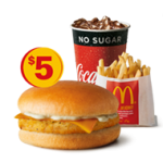 DEAL: McDonald’s – $5 Cheesy Chicken Small Combo