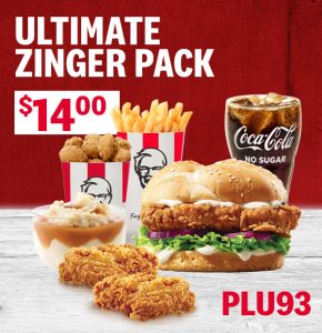 KFC NZ Ultimate Zinger Pack