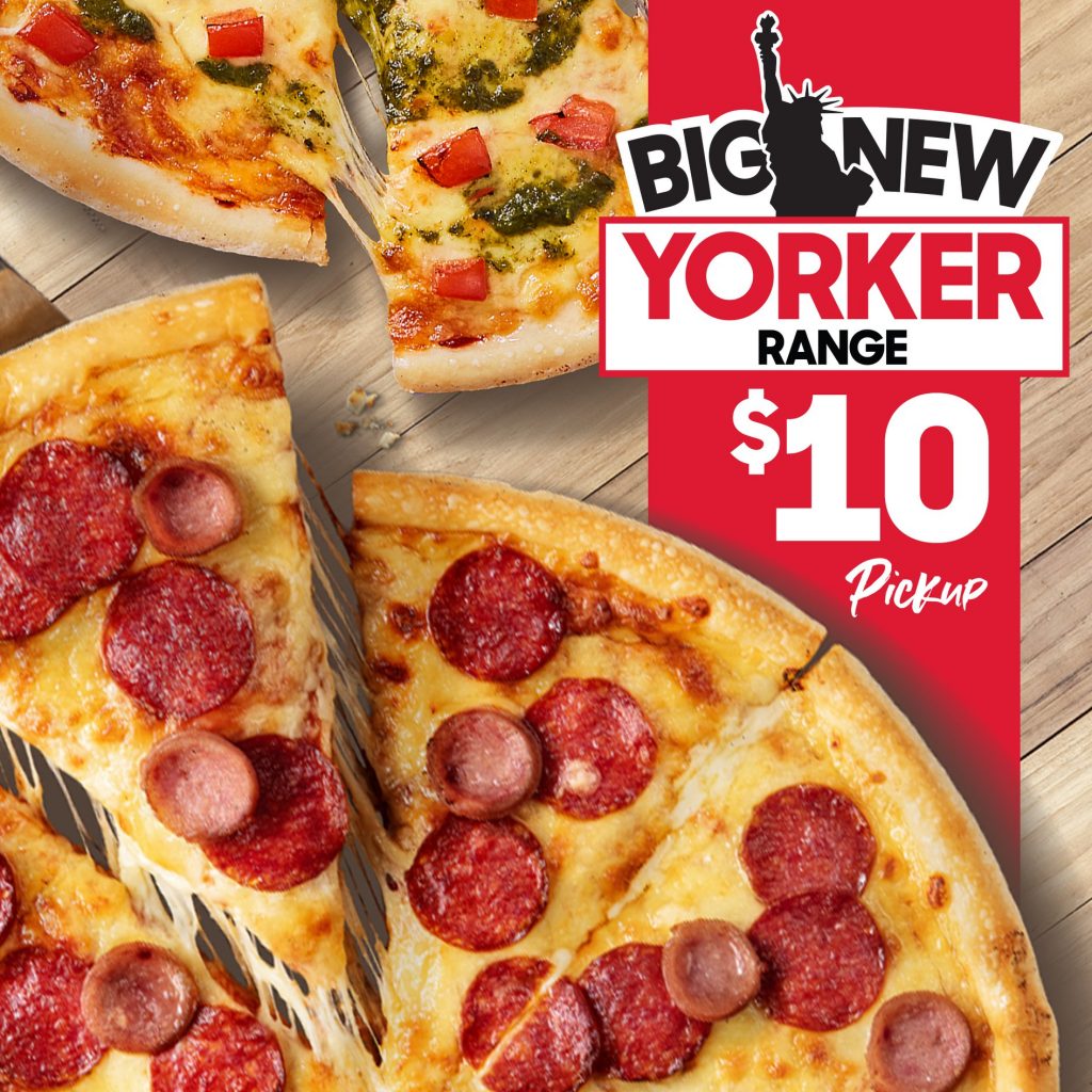 DEAL Pizza Hut 10 Big New Yorker Pizzas Pickup frugal feeds nz