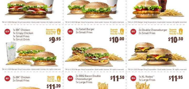 Burger King Coupons valid until 24 August 2020 Page 2