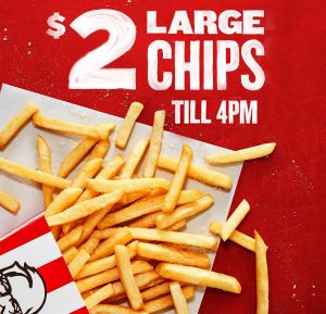 2 Large Chips KFC NZ