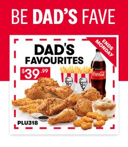 KFC NZ Dads Favourites