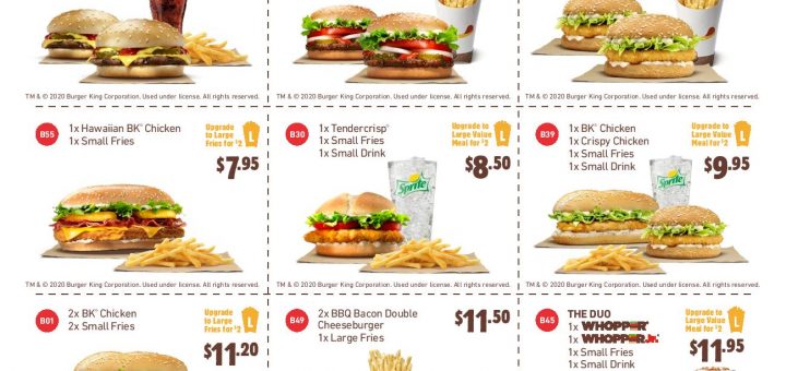Burger King Coupons valid until 23 November 2020 Main