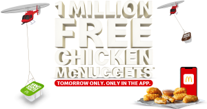 McDonalds NZ 1 Million Free Nuggets