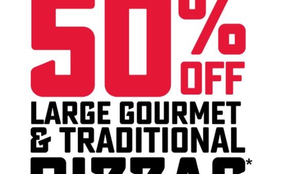 50 off Delivery Dominos NZ