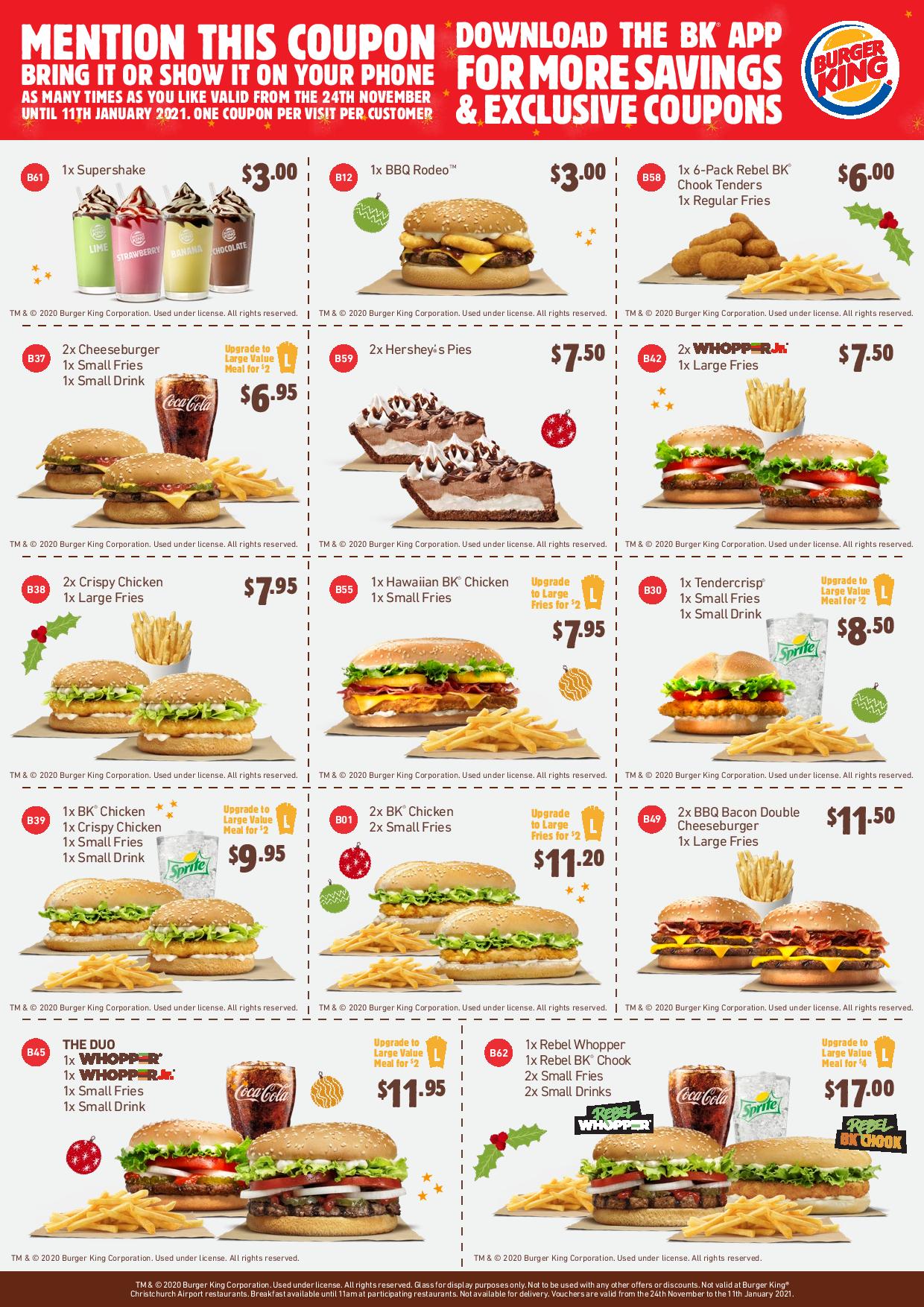 Burger King Menu Breakfast 2021 - Burger King Introduces New $1 Your