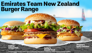 Emirates Team New Zealand Burger Range