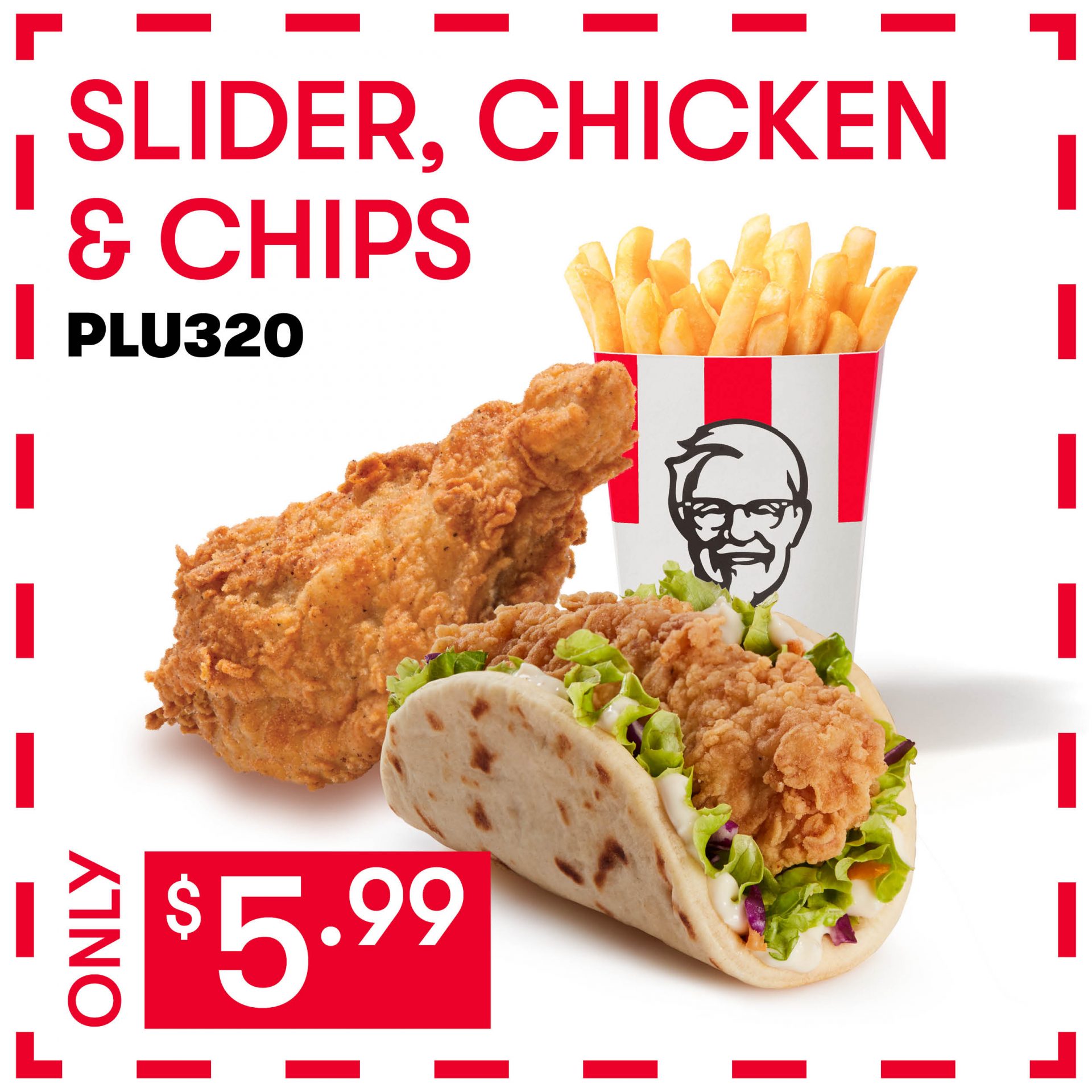 kfc chicken n chips