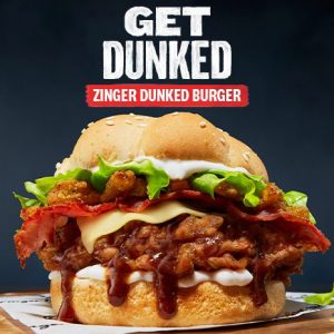 KFC NZ Zinger Dunked
