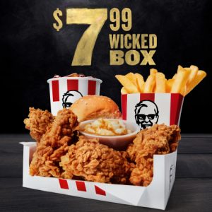 KFC 7.99 Wicked Box