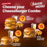 DEAL: McDonald’s – $5 Cheeseburger Small Combo, $6 Double Cheeseburger Small Combo, $7 Triple Cheeseburger Small Combo