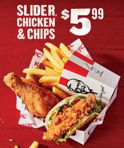 KFC NZ 5.99 Slider Chicken Chips