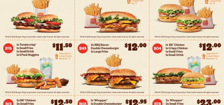 Burger King Coupons valid until 28 March 2022 Main