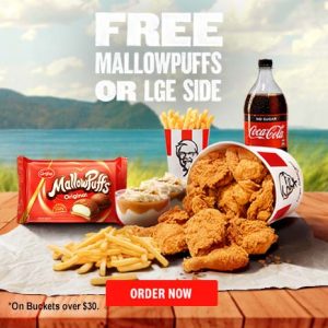 KFC Free Mallowpuffs or Large Side