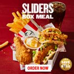 DEAL: KFC Sliders Box Meal (2 Sliders, Chicken, Potato & Gravy, Chips, Drink)