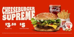 Burger King Cheeseburger Supreme