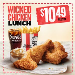 KFC NZ 10.49 Wicked Chicken Lunch