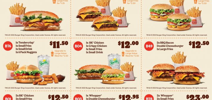 Burger King Coupons valid until 23 May 2022 Main
