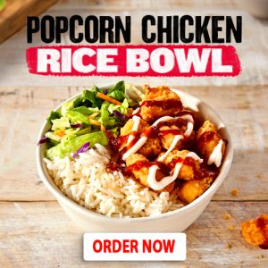 KFC Popcorn Chicken Rice Bowl