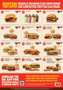 Burger King Coupons valid until 18 July 2022 Main