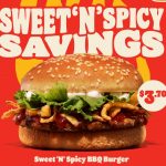 DEAL: Burger King – $3.70 Sweet ‘N’ Spicy BBQ Burger