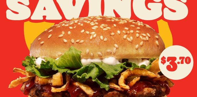 Burger King Sweet N Spicy BBQ Burger