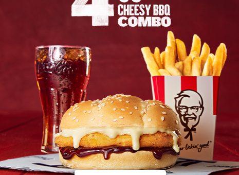 KFC 4.99 Cheesy BBQ Combo