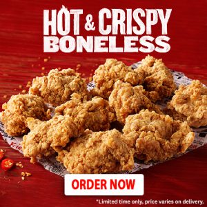 KFC NZ Hot and Crispy Boneless
