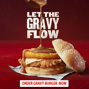 KFC Gravy Burger NZ
