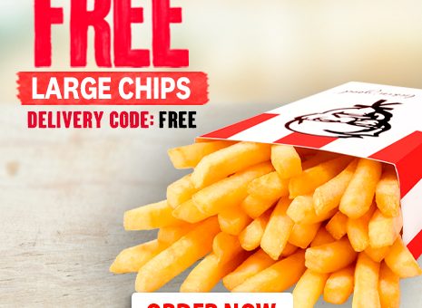 KFC NZ Free Large Chip With Code