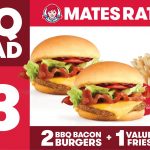 DEAL: Wendy’s – $13 BBQ Squad (2 BBQ Bacon Burgers, Value Fries, Value Drink)