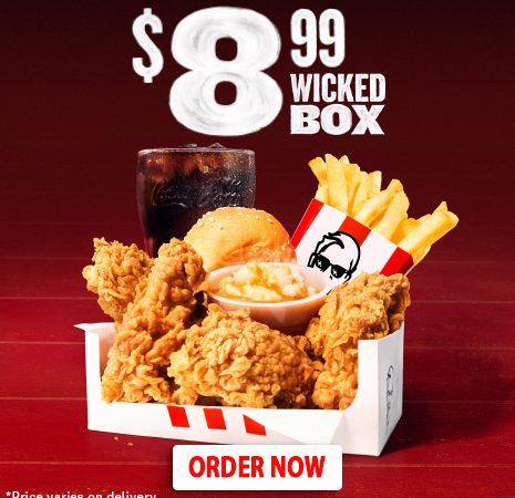 KFC 8.99 Wicked Box