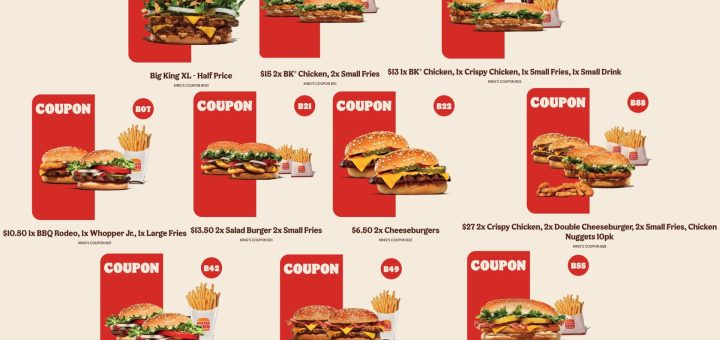 Burger King Latest Coupons July 2023