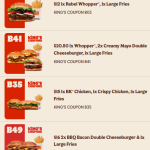 DEAL: Burger King Coupons valid until 5 December 2023 – Latest BK Coupons & Royal Perks Exclusives