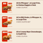 DEAL: Burger King Coupons valid until 30 January 2024 – Latest BK Coupons & Royal Perks Exclusives
