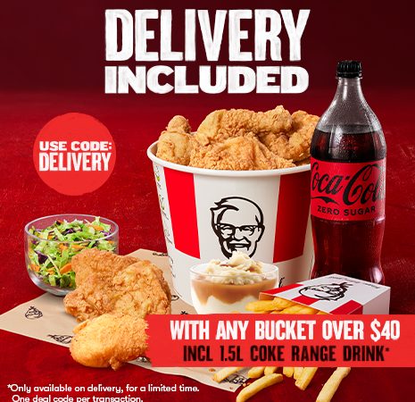 KFC Delivery 40 1.5 Coke